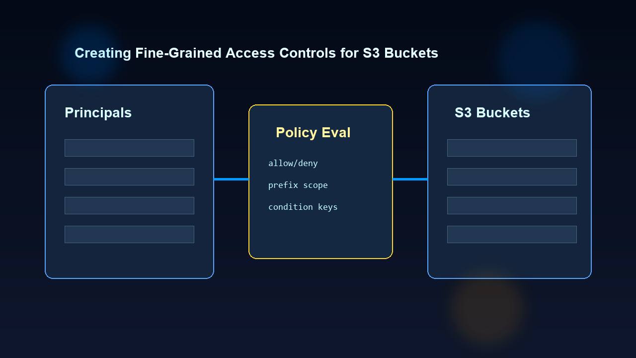 Creating Fine-Grained S3 Access Controls with AWS Policies